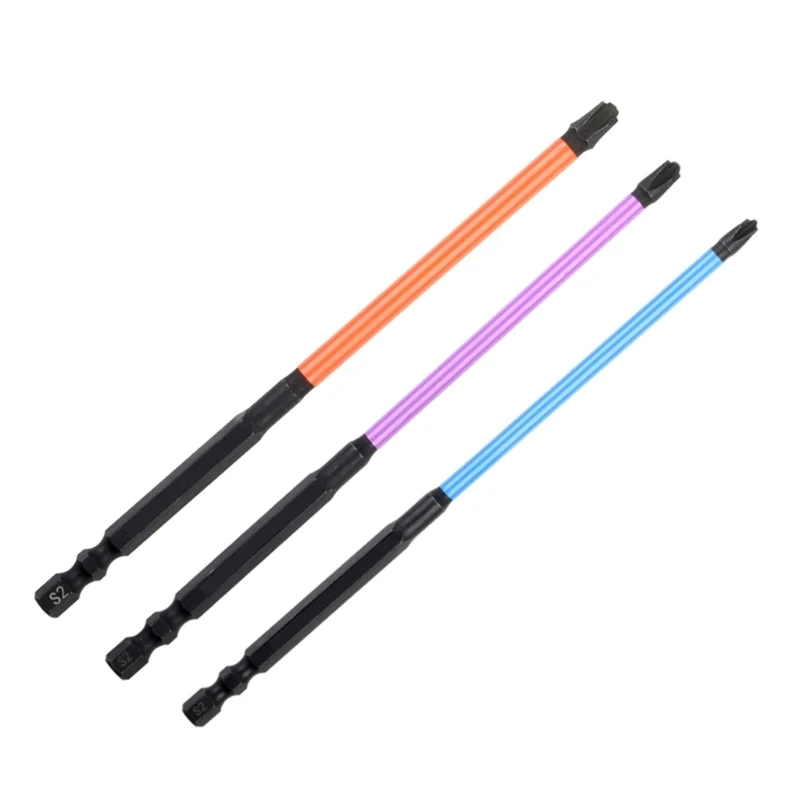 

3Pieces Special Magnetism Screwdriver Bit FPH1 FPH2 FPH3 Nutdrivers 150mm