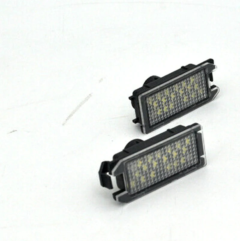 2X автомобильный светодиодный светильник номерного знака для Fiat 500 500C