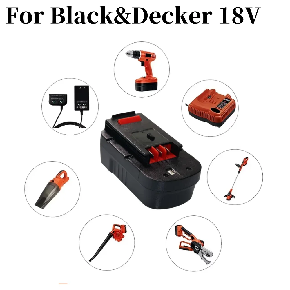 Аккумуляторная батарея для инструментов Black Decker Hpb18 Fs180 A1718 A18NH BD18PSK EPC18 HP188F2B KC1800SK