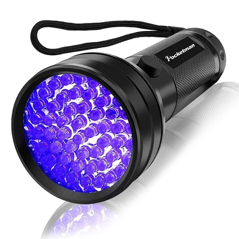

High quality Black Light UV Light 51LED 21LED 12LED UV Light 395-400nm LED UV Flashlight torch light lamp safety UV detection