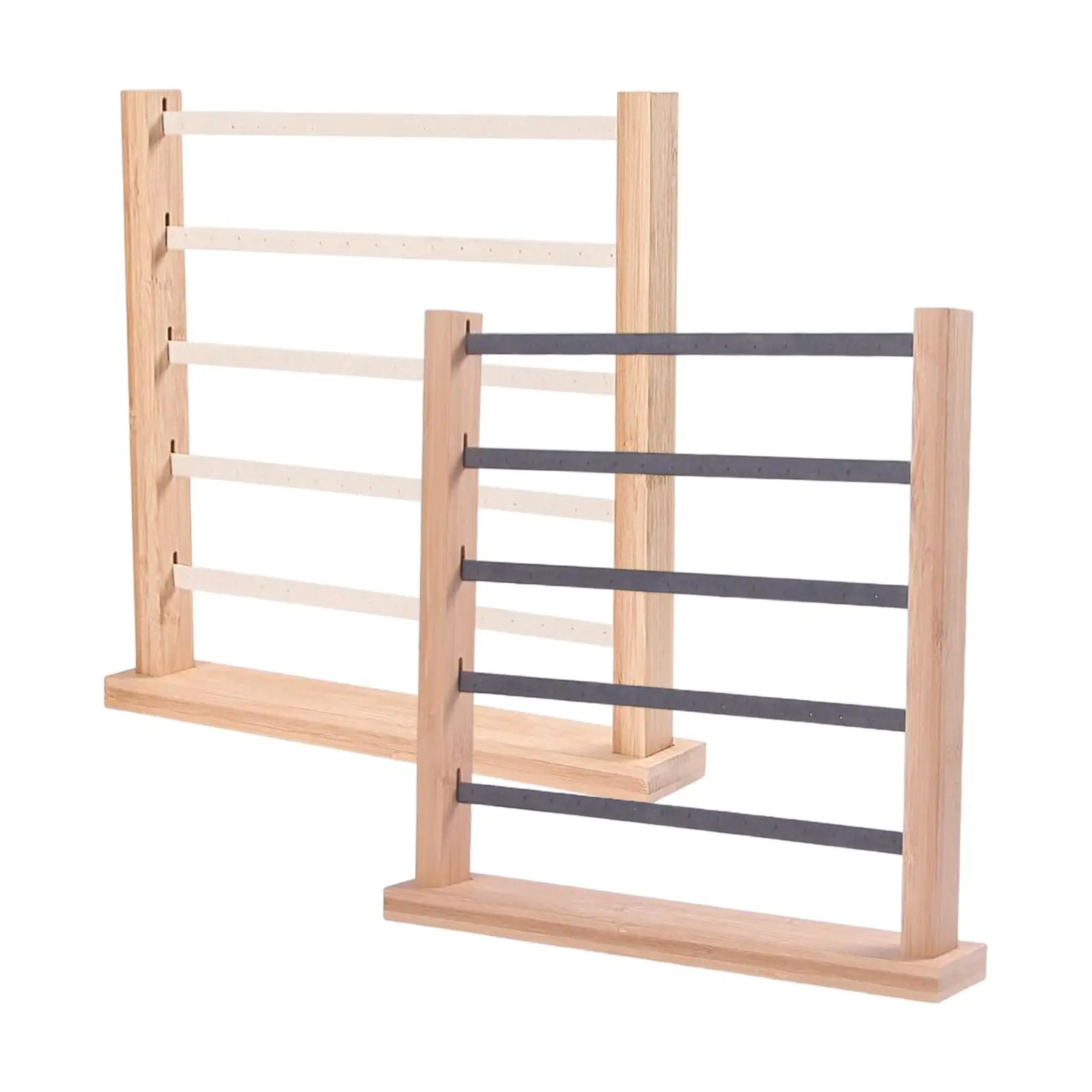 

Jewelry Organizer 5 Tier Earring Holder Stand for Showing Countertop Desktop