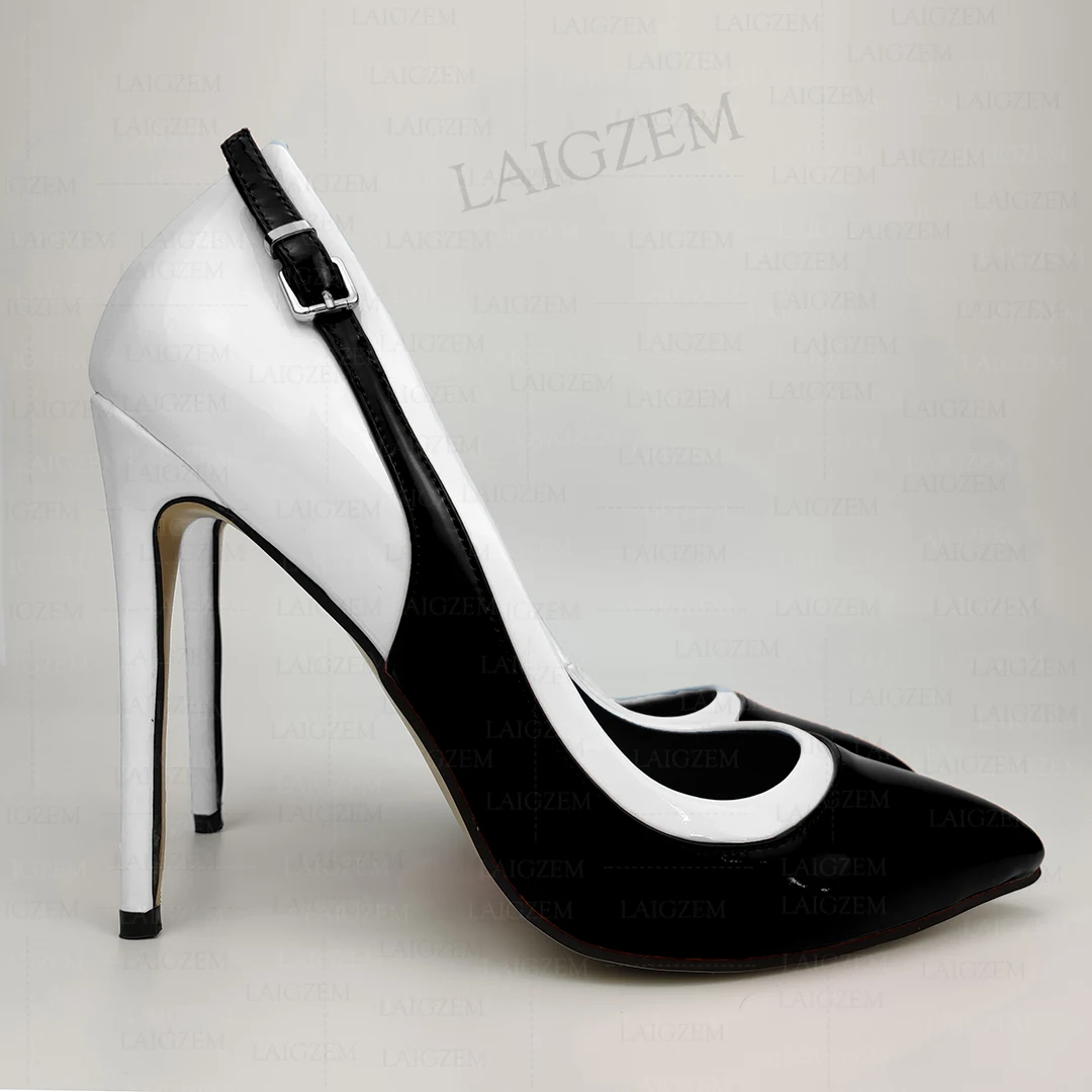 Женские блестящие туфли-лодочки ZHIMA с острым носком лоскутные сандалии на тонком