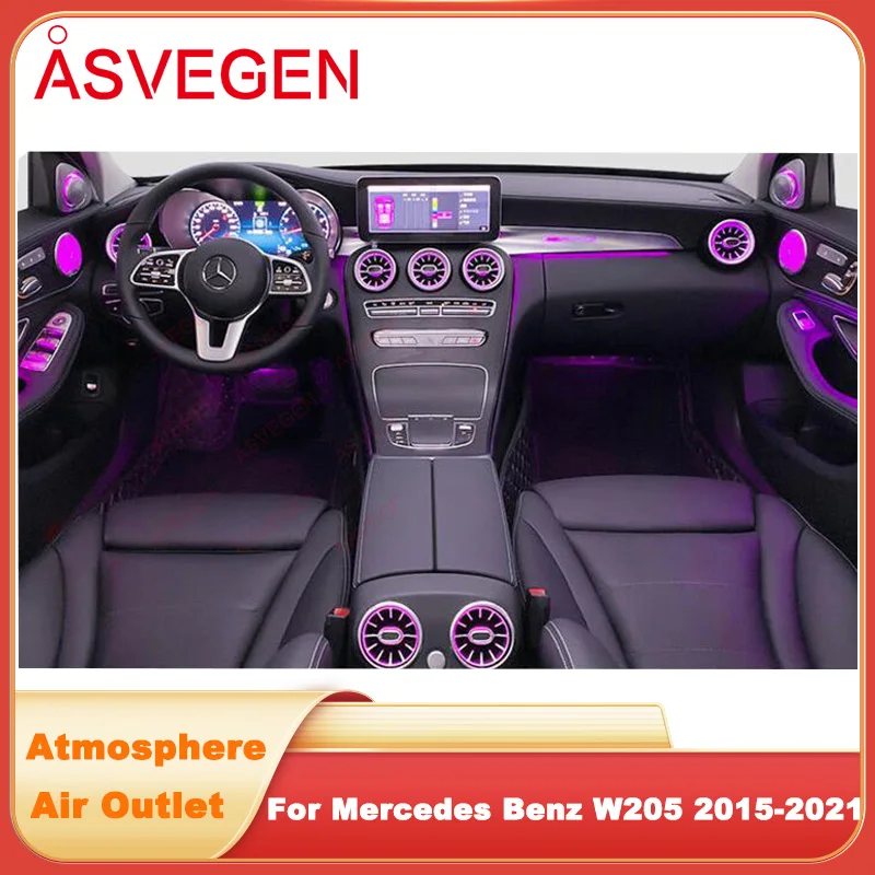 Внешнее освещение автомобиля для Mercedes Benz C Class W205 2015-2021 вентиляционные отверстия