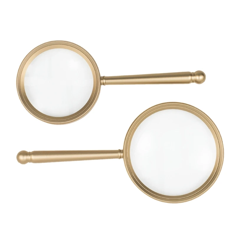 

10X Magnifying Glass Handheld Magnifier Magnifying Lens for Books Newspaper Gift