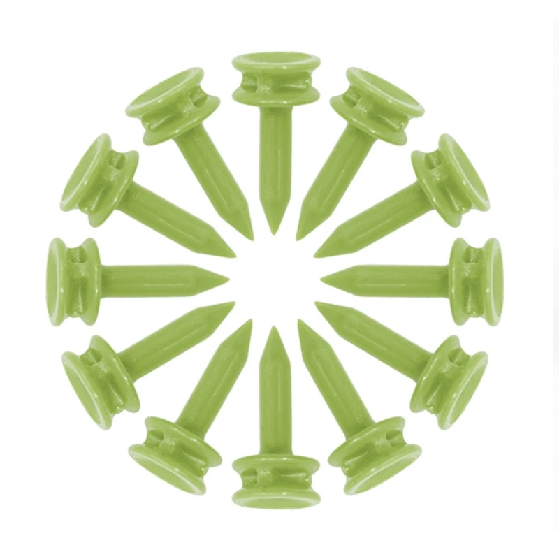 F1FD 100 шт. 25 мм пластиковые замки футболки для гольфа спортивные двухпалубные