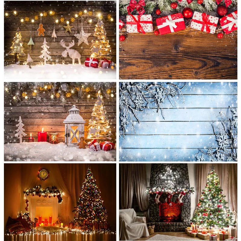 

Виниловый Рождественский фон SHENGYONGBAO для фотосъемки, реквизит, тематический фон для фотостудии с изображением рождественской елки