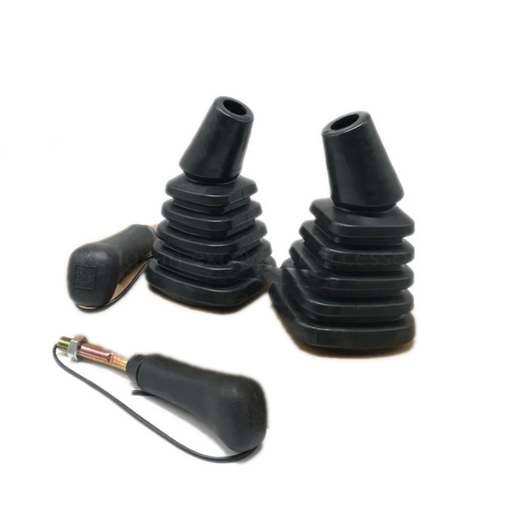 

For 55 140 210 240 360 Joystick Handle Rubber Operation Handle Dust Cover Gear Head Excavator Parts Free Shipping