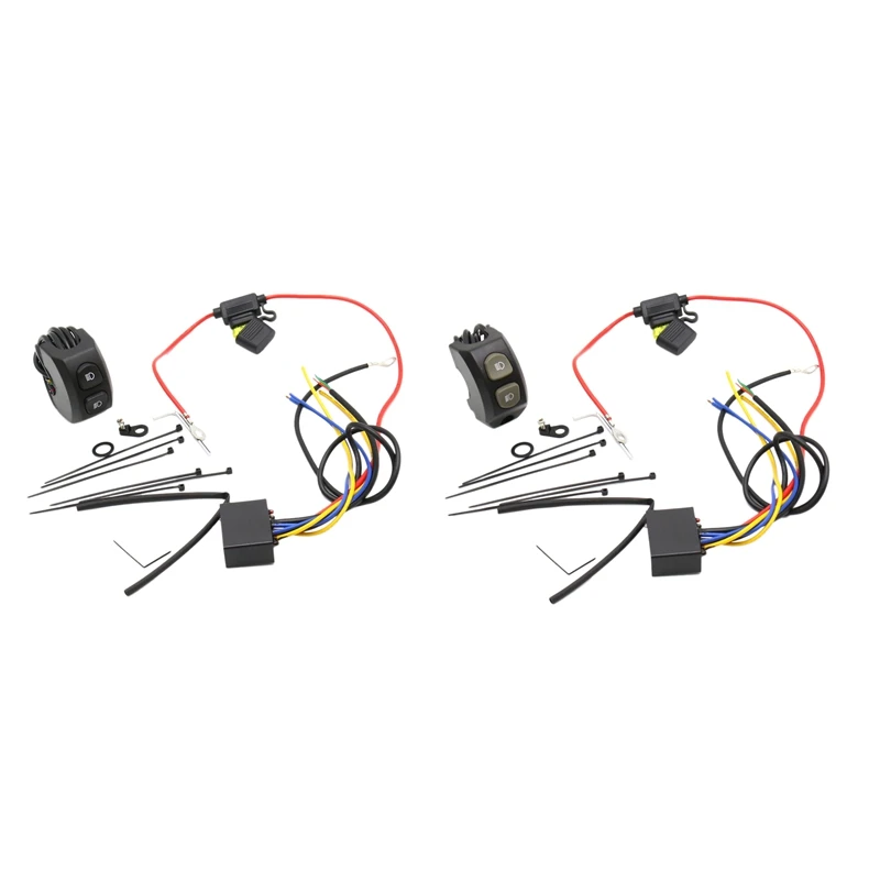 

Motorcycle Handle Fog Light Switch+Smart Relay LED Fog Lights Harness Switch for BMW R1200 R1250 F850/GS