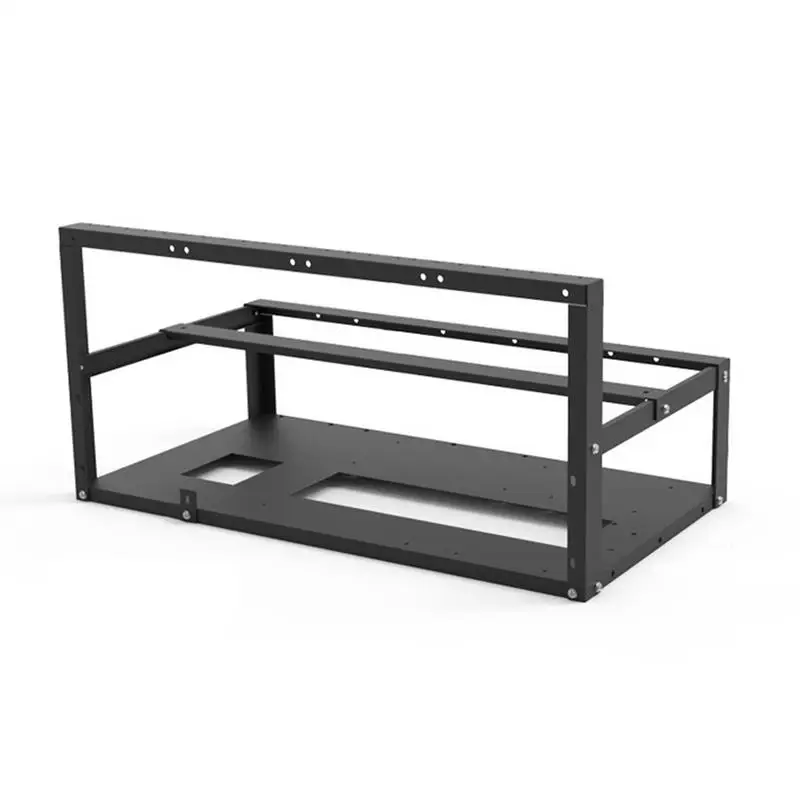 

Miner Computer Rack 6 GPU Steel Open Air Miner Steel Open Air Miner Rig Case Rack For Crypto Coin Currency ETH Ethereum ZCash