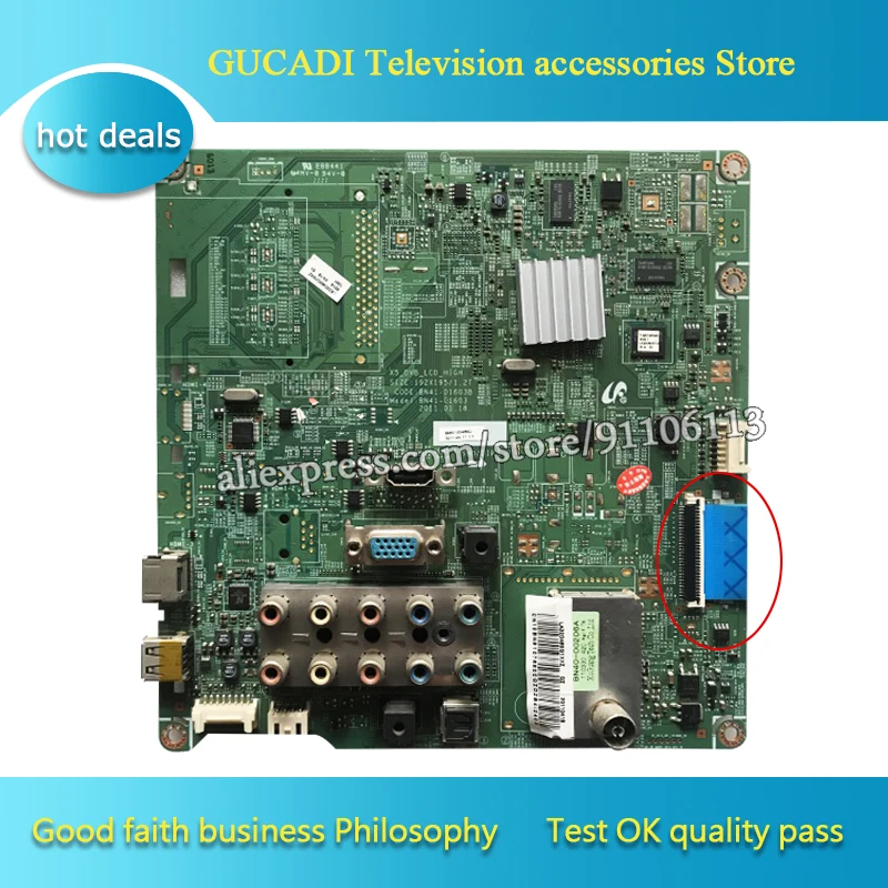 For LA32D450G1 LE32D550K1W LE32D580 motherboard BN41-01603B BN41-01603C good working |