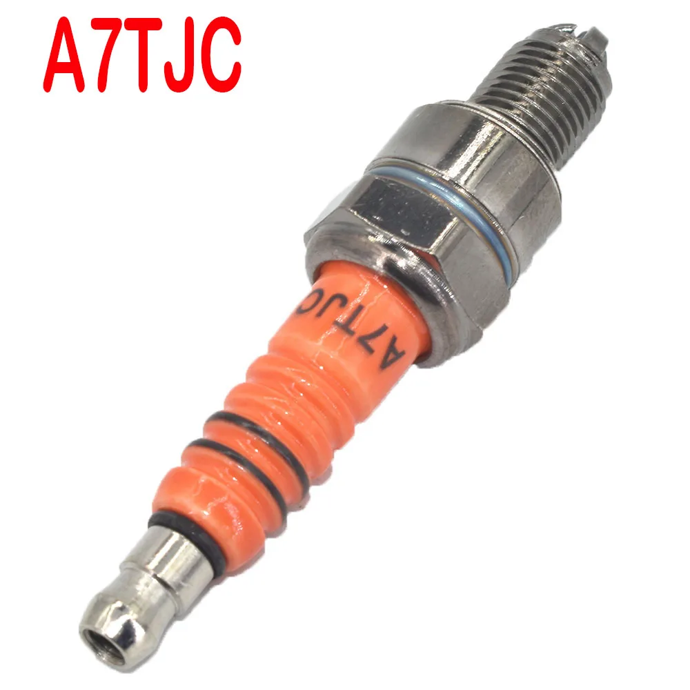 

Свеча зажигания A7TJC для мотоцикла GY6 50cc 70cc 90cc 110cc 125cc ATV 50 125 150cc мопед скутер с тремя электродами