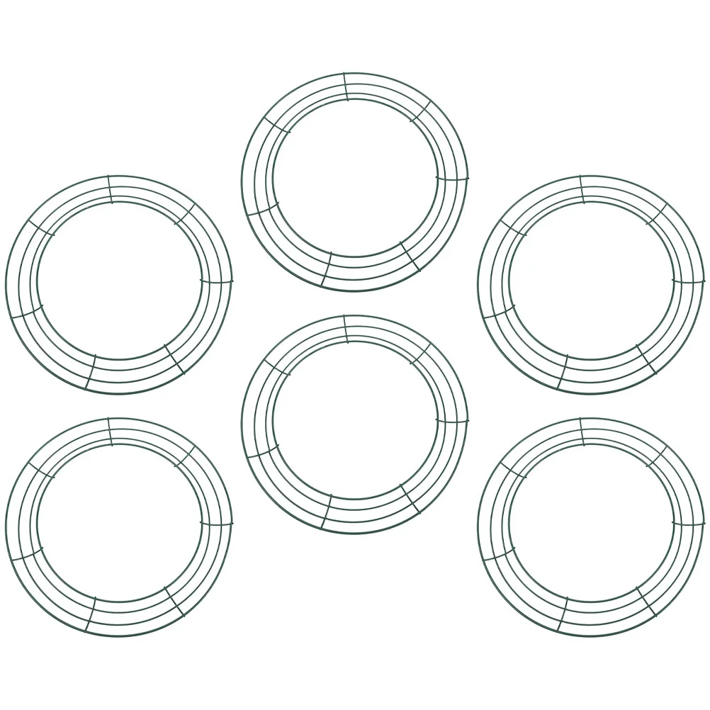 

Flower Arranging Rack Easter Wreath Holder Metal Wire Form Garland Accessories Frames