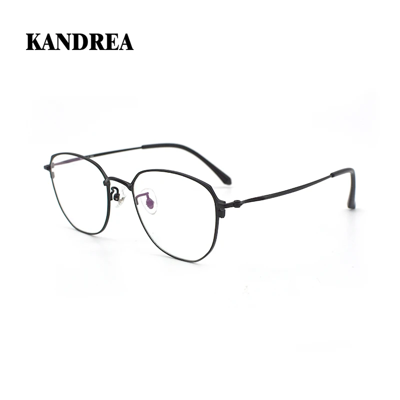 

KANDREA Vintage Metal Round Glasses Frame Women Fashion Brand Design Eyeglasses Men Optical Myopia Prescription Glasses J3026
