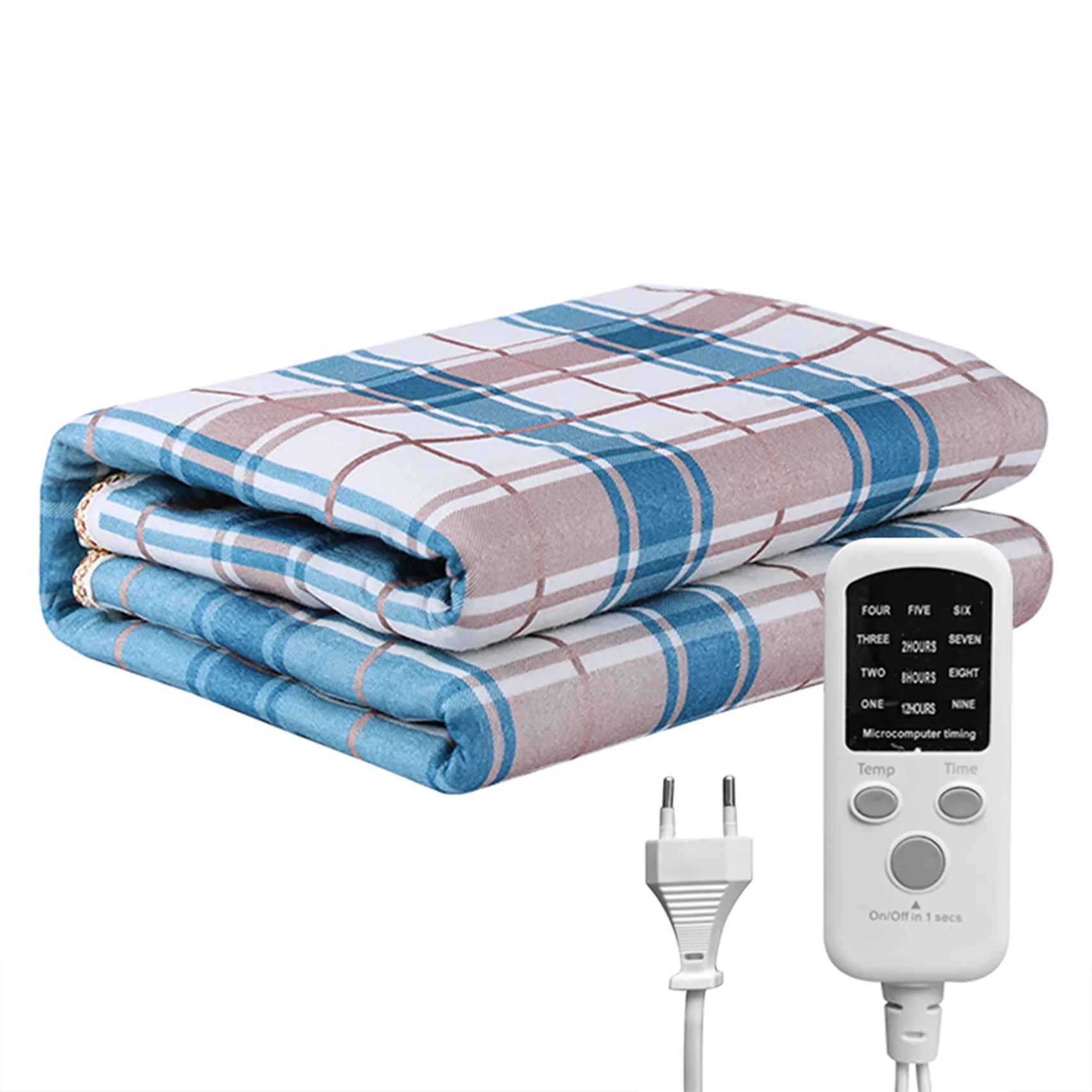 

Одеяло с электрическим подогревом, утолщенное теплое одеяло, ковер с термостатом для двойного тела, зимнее теплое одеяло 220 x м, в, вилка стан...