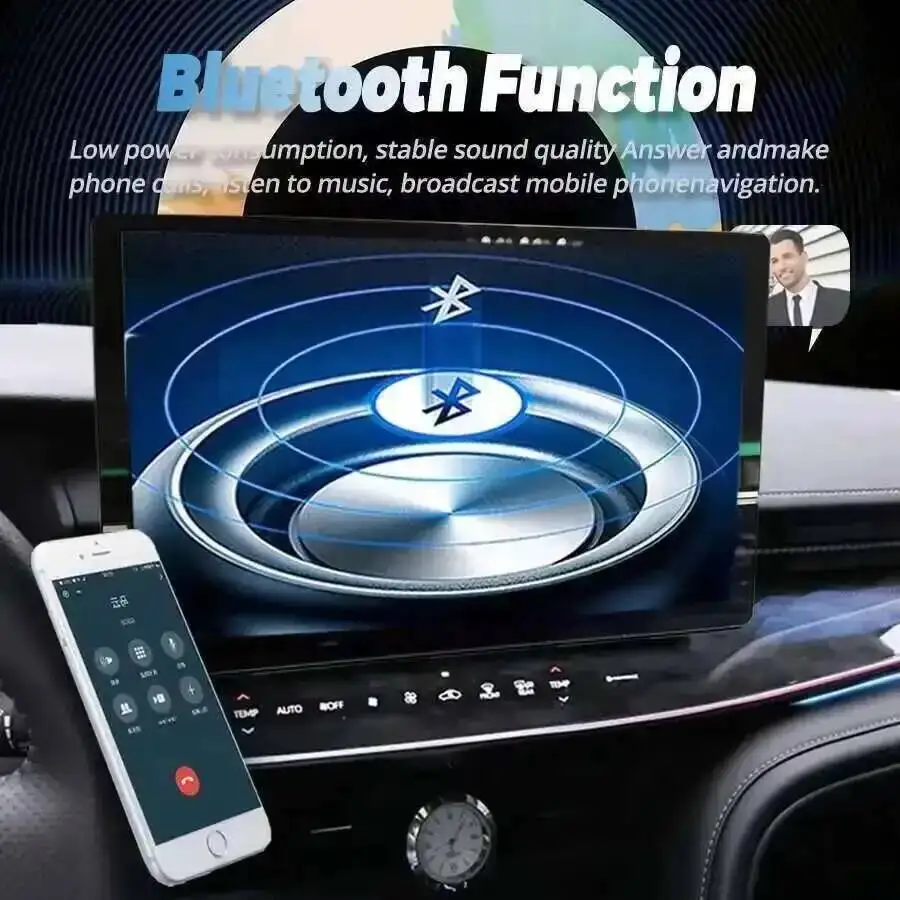 Фото 13.3-дюймовый Android-экран для автомобиля Toyota Camry 2024, GPS-навигация, мультимедийный видеоплеер, стереосистема, автомагнитола с поддержкой CarPlay №5