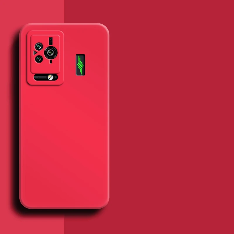 For Black Shark 5 Pro Case Black Shark 5 Cover 6.67 inch Original Liquid Silicone Shockproof Bumper For Black Shark 5 4S 4 3 Pro