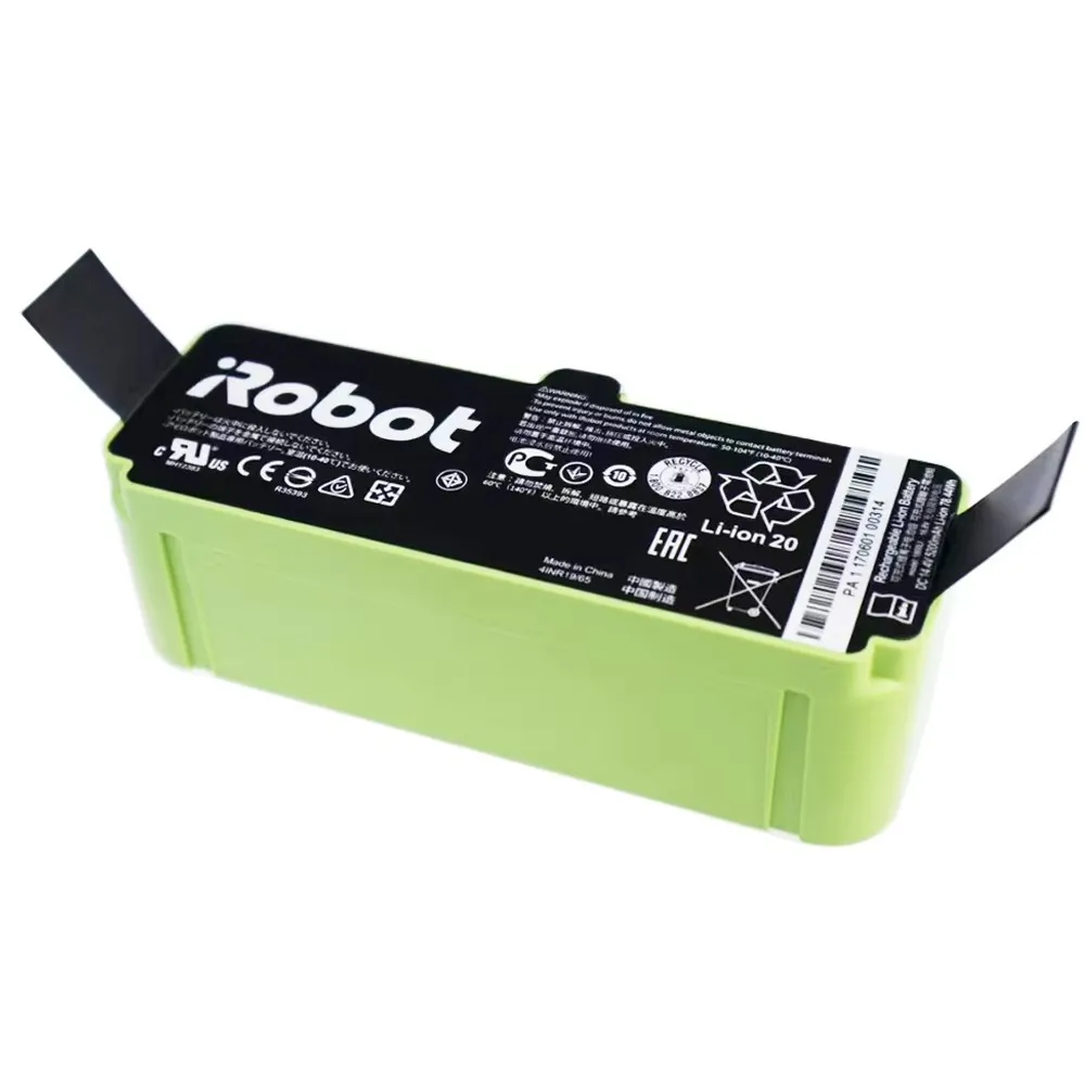 Фото Литий-ионный аккумулятор 14.4V для робота-пылесоса iRobot Roomba серий 900, 800, 700, 600, 960, 980, 981, 965, 895, 890, 860, 695, 692, 690, 680, 675 №2