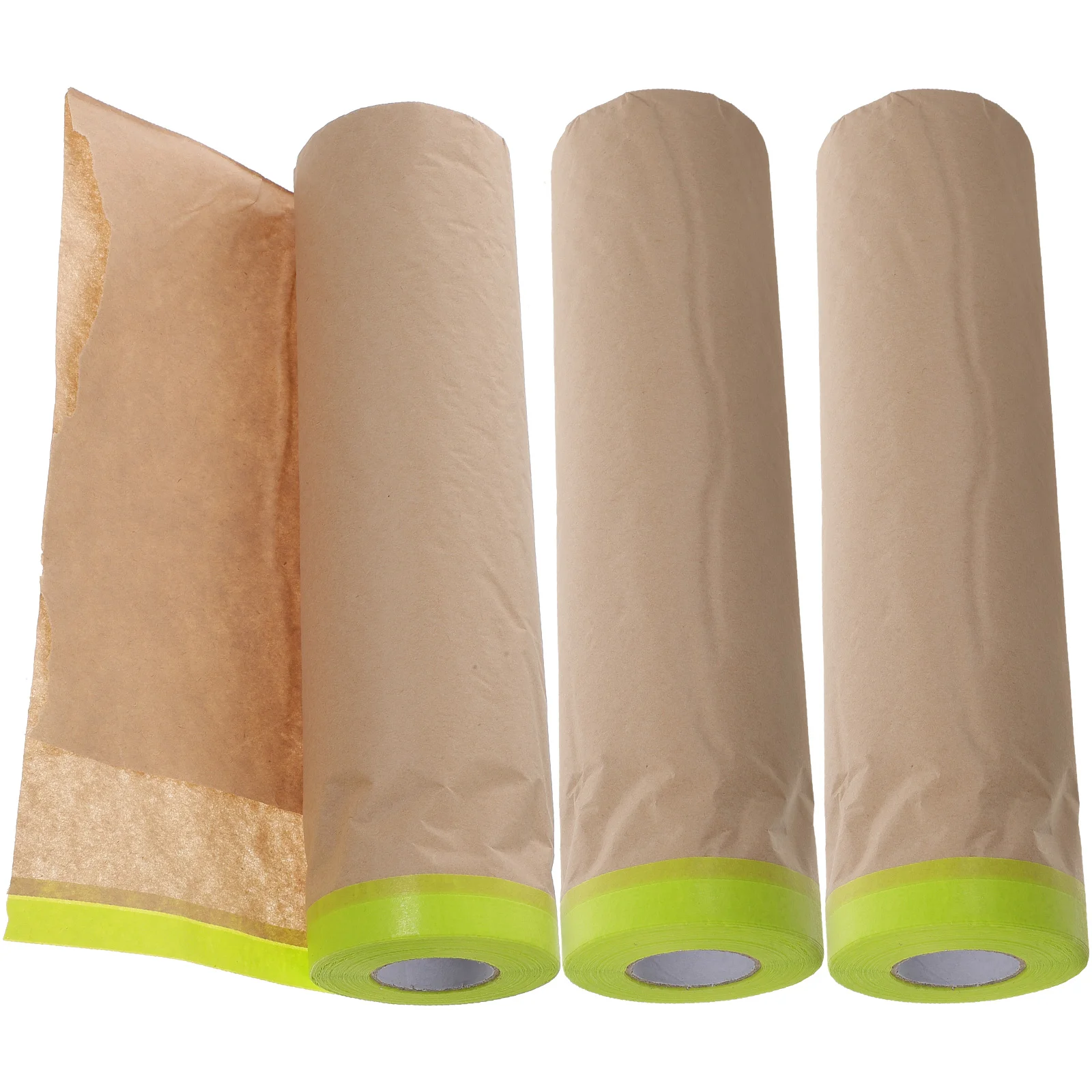 

3 Rolls Translucent Masking Film Paper Car Cars Furniture Covering Papers Protection Painting Auto