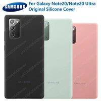 samsung original silicone cover phone case for samsung galaxy note20 note 20 ultra 5g soft shockproof shell phone cover cases