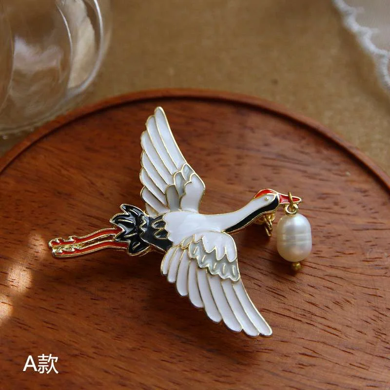 Женская Брошь с искусственным жемчугом в стиле ретро | Украшения и аксессуары