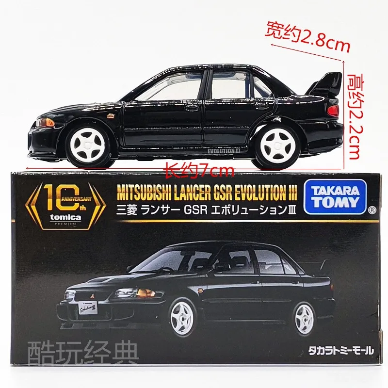 Коллекционная модель автомобиля TAKARA TOMY Mitsubishi Lancer GSR Evolution III из литого сплава к 10-летию компании – идеальный подарок для энтузиастов (art.: 3920d93b4a537) - 3920d93b4a537