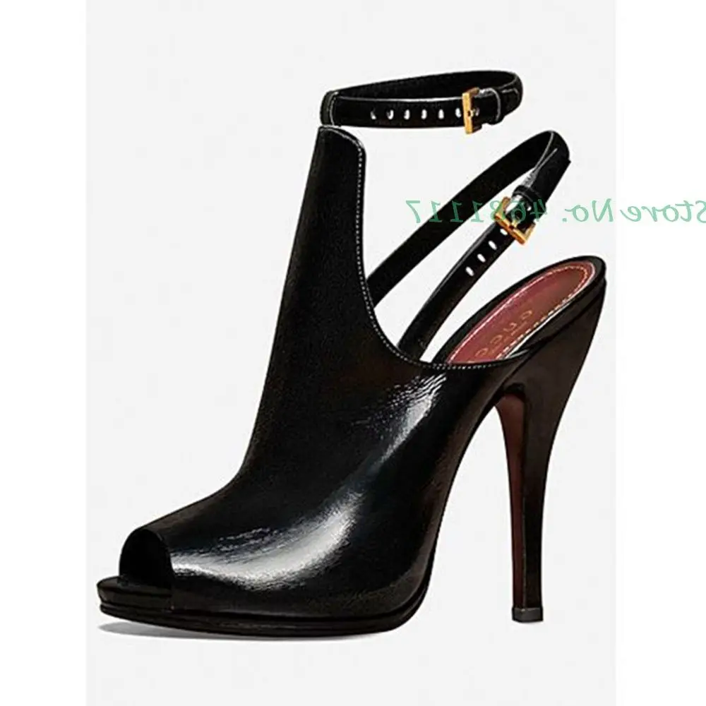 

Сандалии женские кожаные с открытым носком, босоножки на тонком каблуке, с ремешком сзади и пряжкой, пикантные повседневные туфли, лето 2022