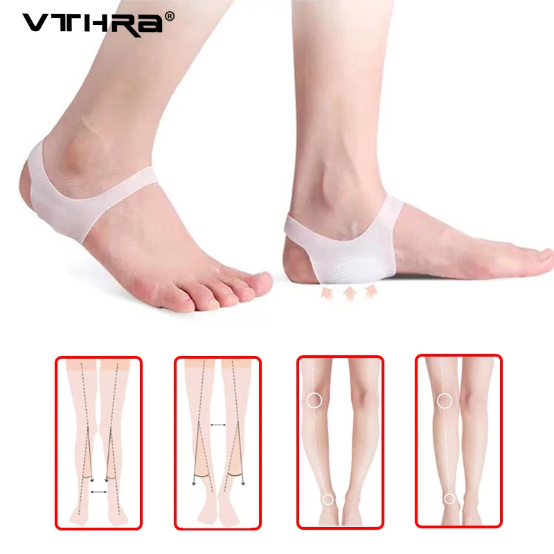 

2Pcs Silicone Orthopedic Insole Pads Men Women O Shaped Leg Foot Valgus Correction Non Slip Shoes Foot Care Tool Pedicure Insole