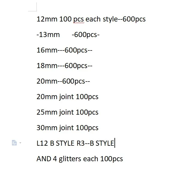 

customeize product