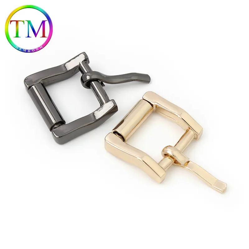 10-50Pcs 6Colors Metal Single Pin Buckle Handbag Strap Square Ring Adjuster Buckle For Belt Leather Craft Accessories