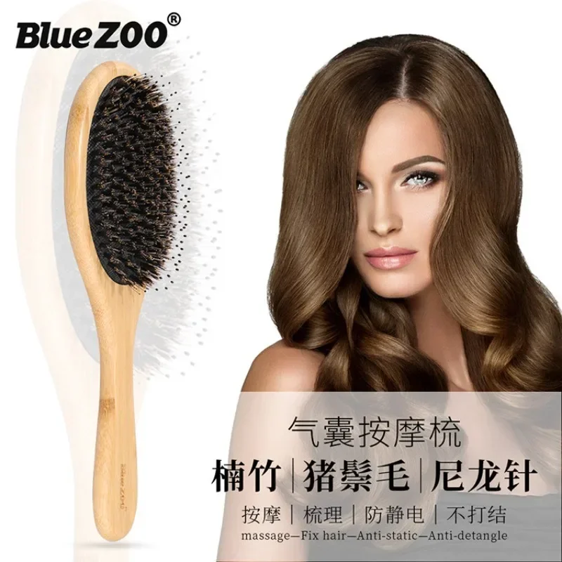 Деревянная расческа Bluezoo для массажа головы
