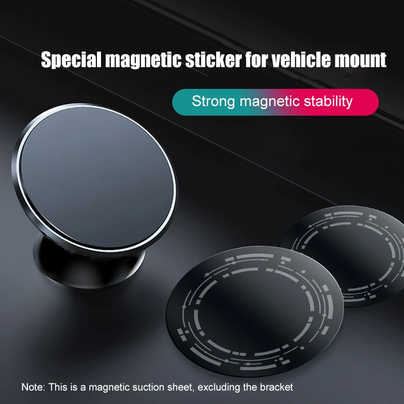 

Mobile Phone Holder Stand Disk Iron Sheet Magnet Steel Plate Sticker Circular Magnetic Disk Magnetic Holder Plates Magnet Mount