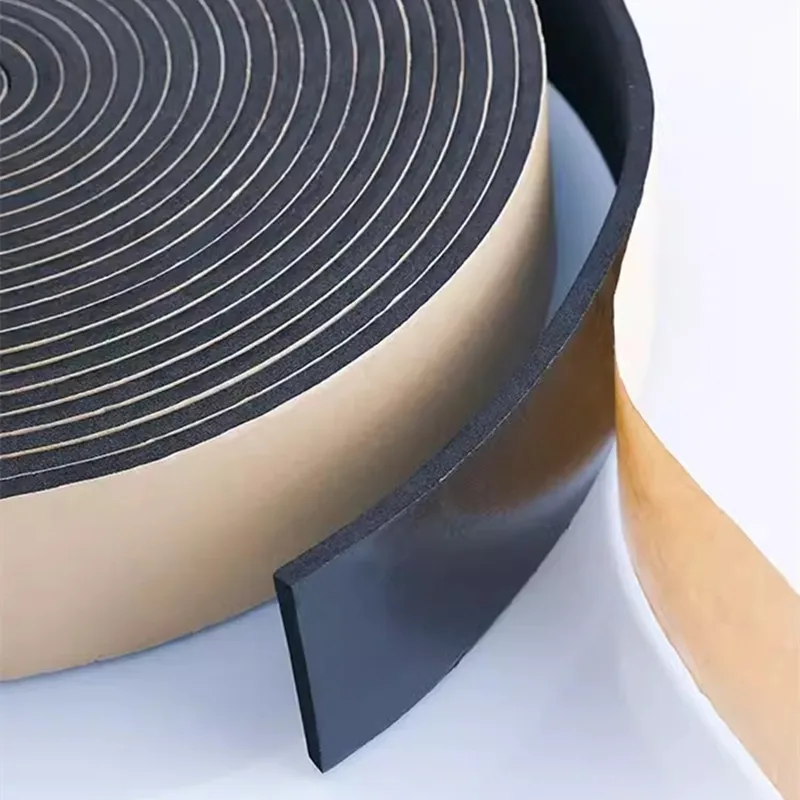 

Черная самоклеящаяся уплотнительная лента из пенорезины EPDM 10 м