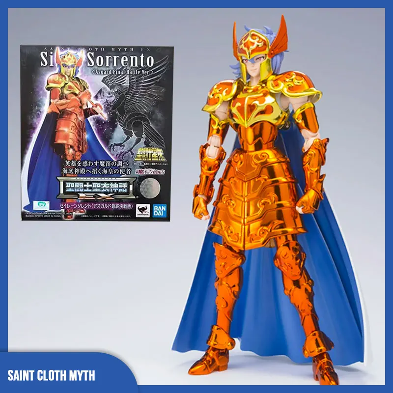 

Original Bandai Saint Cloth Myth Ex Seiren Solent Asgard Final Battle Ver Anime Figure Collection Model Toy Kids Gift