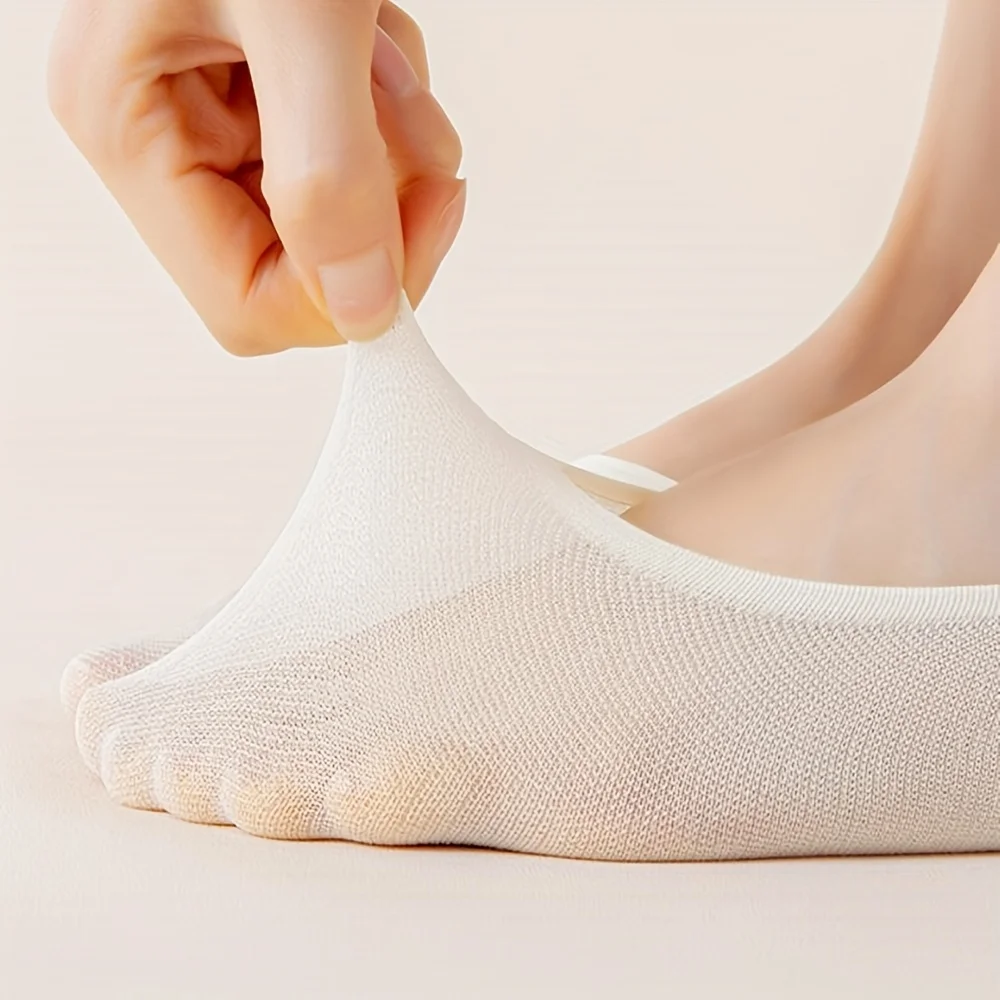 10 Pairs Women Sock Invisible Socks Breathable No Show Boat Sock Candy Color Ultra-thin Breathable Low Cut Ankle Sox Calcetines
