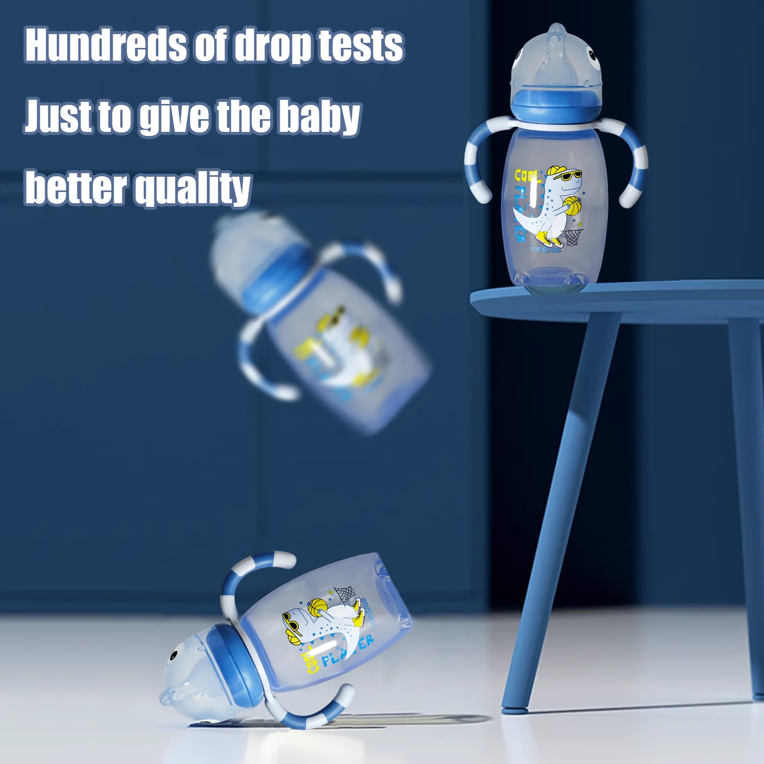 Детская Бутылочка В Форме Динозавра С Мягкой Силиконовой Соской