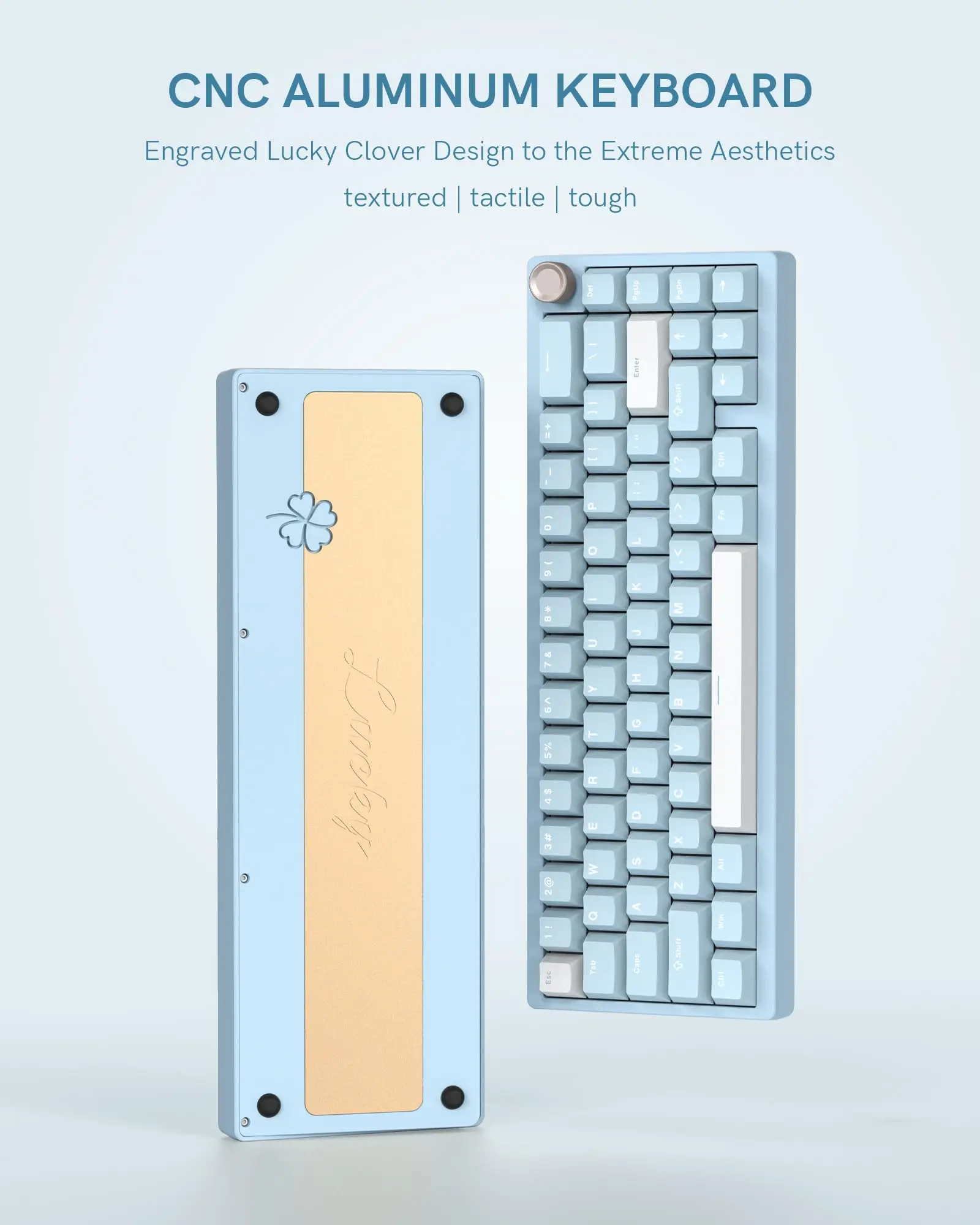 Womier SK65 60% Беспроводная механическая клавиатура Трехрежимная алюминиевая Ретро