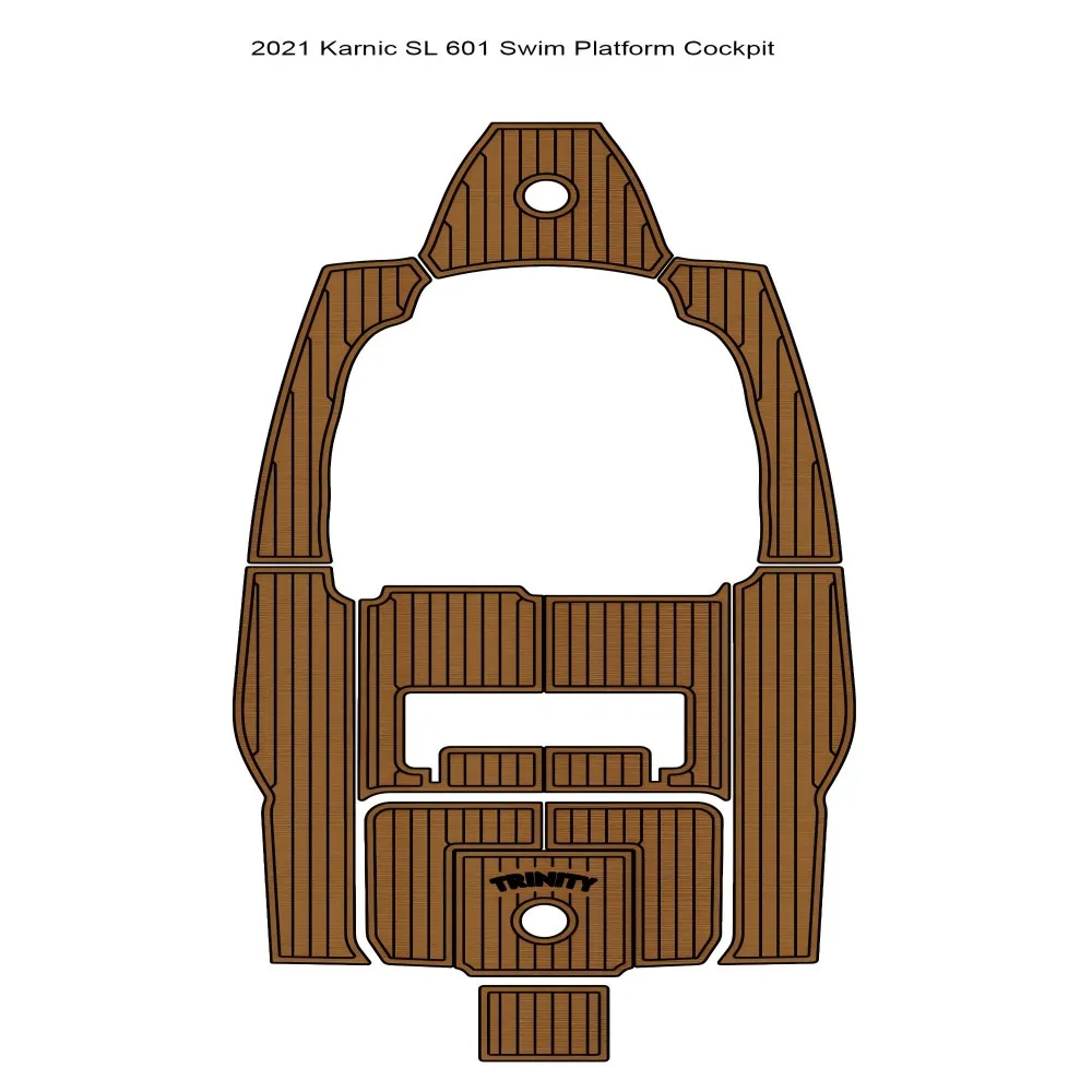 Karnic SL 601 Лодка для кокпита EVA Искусственная пена из тикового дерева Коврик палубы