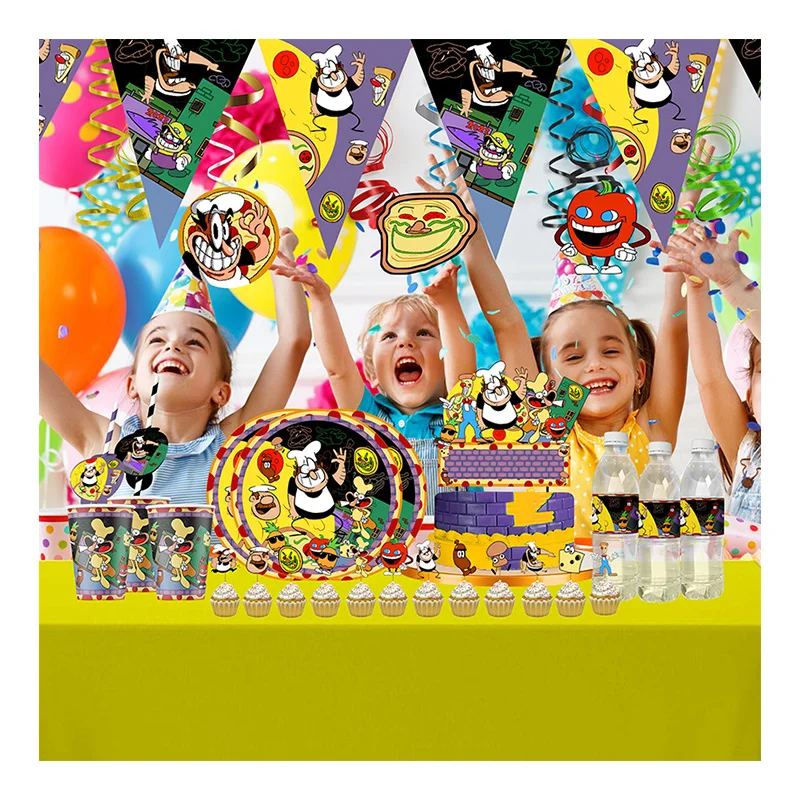 Фигурка башни пиццы украшение для рабочего стола одноразовые игрушки вечеринок