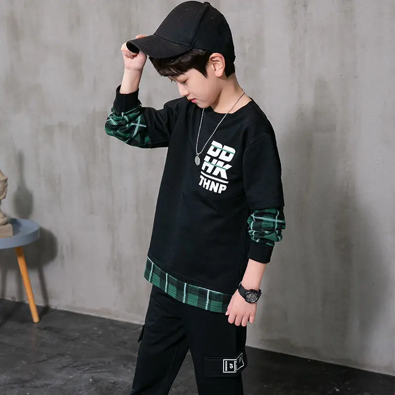 Baby Clothing Sets Children 6 8 10 12 Years Birthday suit Boys Tracksuits Kids Brand Sport Suits Top +Pants 2pcs Set |
