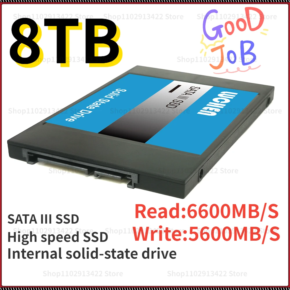 

Внутренний SSD-накопитель 4 ТБ, внутренний SSD-накопитель 1 ТБ, 2,5 дюйма, SATA.3, высокоскоростной SSD-накопитель M.2, твердотельный жесткий диск для ноутбука, PS5, новинка 2023