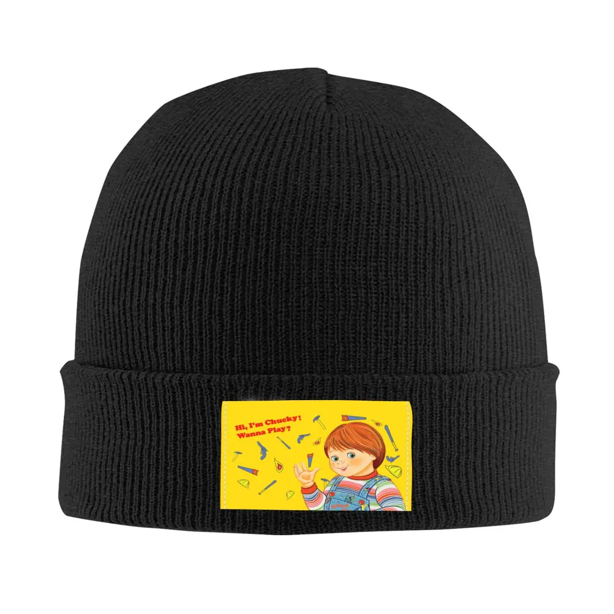 

Good Guys Wanna Play Skullies Beanies Caps Men Women Unisex Street Winter Warm Knit Hat Adult Child's Play Chucky Bonnet Hats