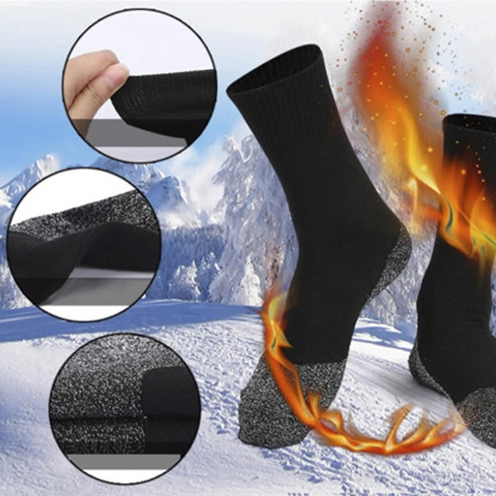 Зимние теплые плотные термоноски для взрослых, шерстяные кашемировые зимние мягкие бархатные носки для сна