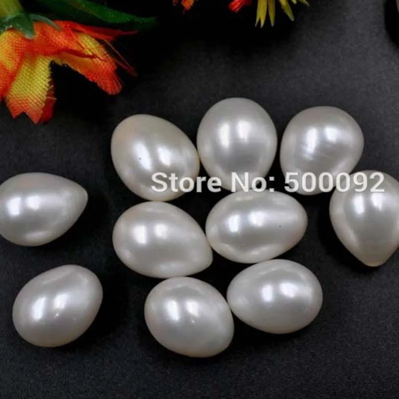 

AA+ Fine 11.5-12mm drop freshwater pearl half drilled pendant pearl