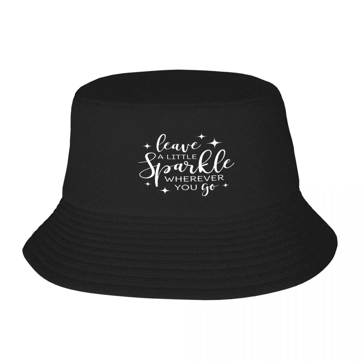 

Leave A Little Sparkle Wherever You Go Saying Fisherman's Hat, Adult Cap Customizable Soft For Daily Nice Gift