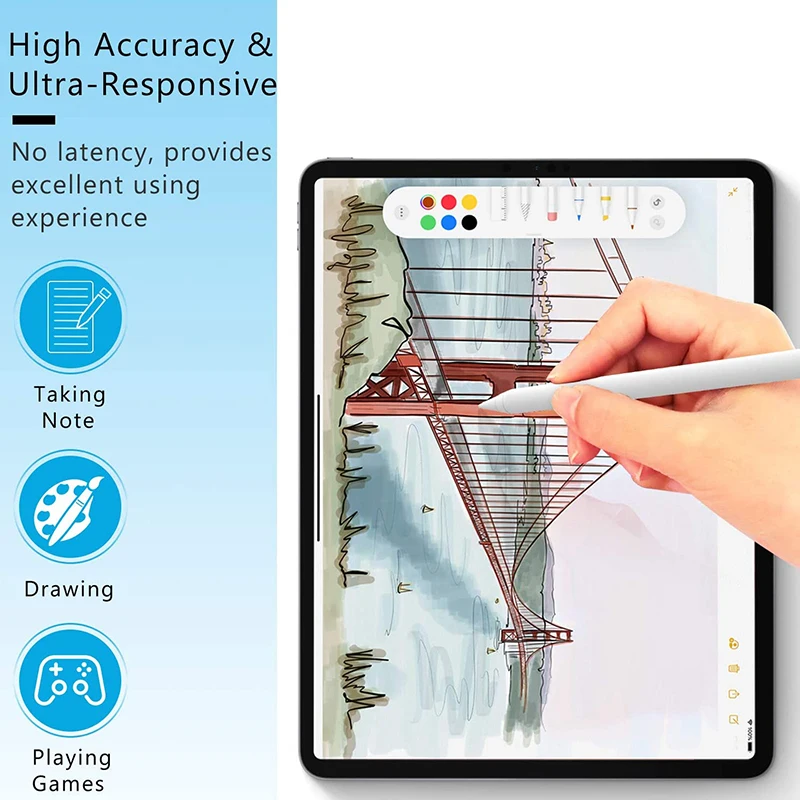 

Ручка для планшета Apple IPad, стилус для планшета 6/7/8/9 поколения, IPad Air 3/4 поколения, ручка для рисования с сенсорным экраном