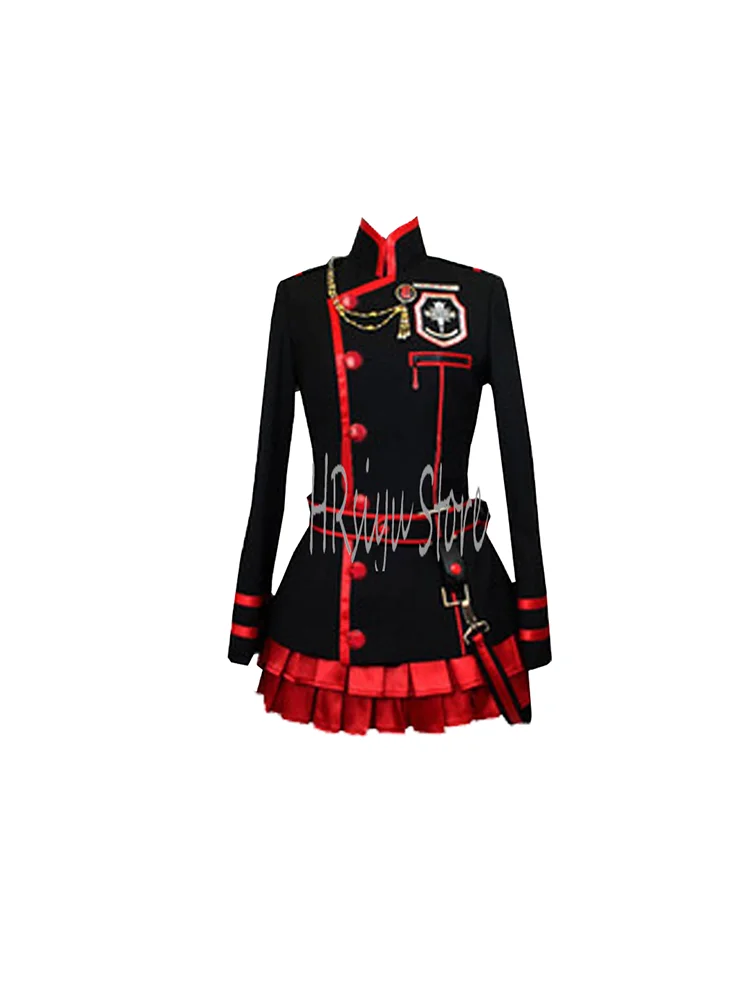 Аниме косплей Lenalee костюм женская униформа полный комплект Хэллоуин карнавал