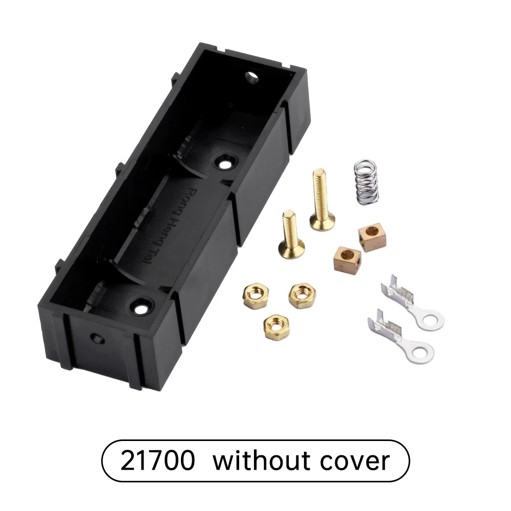 

18650 21700 держатель для аккумулятора, коробка для хранения литиевых батарей без припоя, внешний аккумулятор, Чехол DIY, разъем для сращивающегося аккумулятора