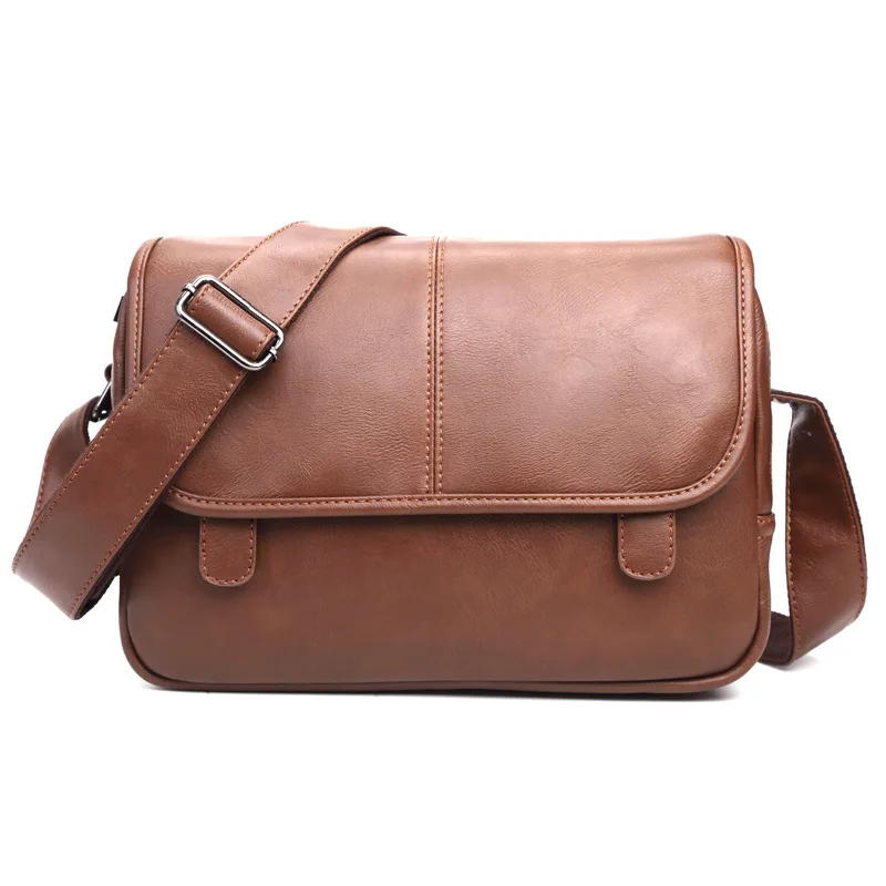 Мужская сумка через плечо в стиле ретро