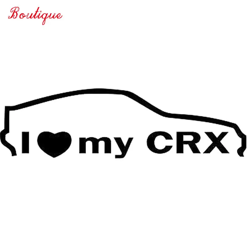 

Наклейки I love my CRX для защиты от царапин, аксессуары для внедорожников, дизельных мотоциклов, веселая наклейка из ПВХ для автомобиля