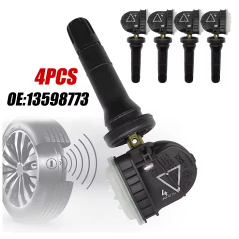 Фото Комплект из 4 датчиков давления в шинах TPMS 433 МГц XL8 13598773 13516165 13540601 13540602 13506028 13544444 для GM Buick Cadillac Chevrolet №1